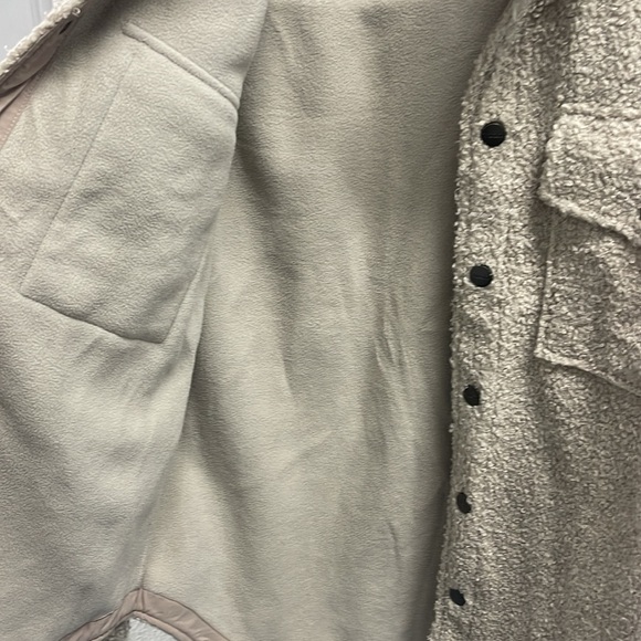 New with tags very popular Sycamore shirt jacket color is dark salt XS - Picture 4 of 5